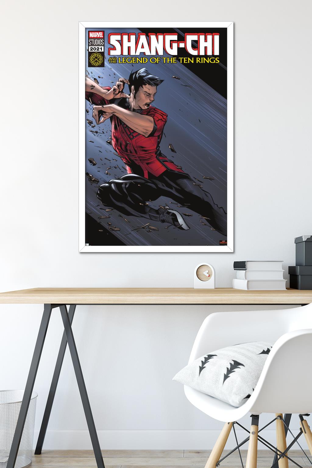 Marvel Shang-Chi and the Legend of the Ten Rings - Attack Wall Poster, 22.375" x 34", Framed