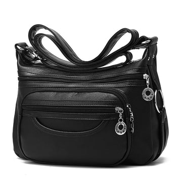 Nausy Women Crossbody Bag Leather Handbag Pocketbook Lightweight Shoulder Purse