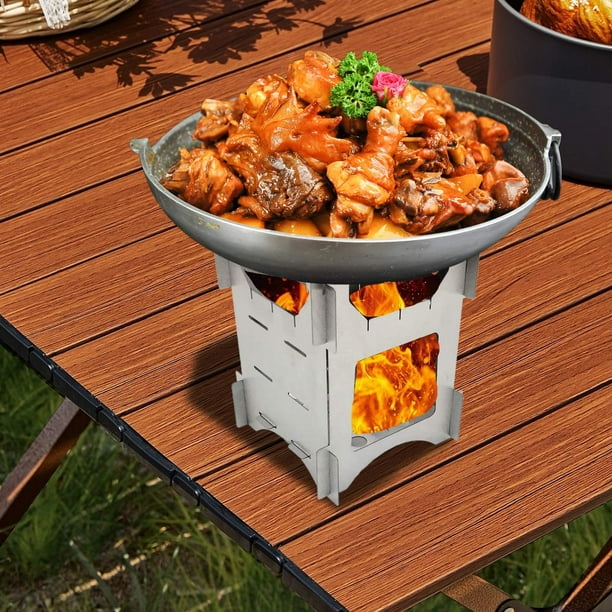 Barbecue, poêle à barbecue ultra-léger portable, randonnée pliante pour Barbecue, poêle à barbecue ultra-léger portable, randonnée pliante pour