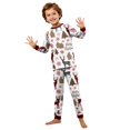 thumbnail image 4 of Lvotionpl 2026 Matching Family Christmas Pjs, Matching Christmas Pajamas Long Sleeve Top & Pants Set Matching Holiday Family Pajama Xmas Sets, 4 of 6
