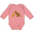 thumbnail image 3 of Inktastic Kangaroo Family Boys or Girls Long Sleeve Baby Bodysuit, 3 of 5
