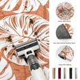 thumbnail image 5 of Round Rugs 6Ft, Orange Monstera Deliciosa Round Area Rug Washable Indoor Throw Carpet, Summer Botanical Tropical Soft Non Slip Circle Rug for Office Cabinet Home Decor Aesthetic, 5 of 8