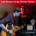 thumbnail image 2 of Sistema inalámbrico de monitoreo in-ear KIMAFUN de 6 canales, 20 m, 2 of 7