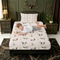 thumbnail image 4 of Manfei Mallard Duck Pattern Twin Sheets,Farmhouse Bird Bedding,3 Pieces,1 Flat Sheet,1 Fitted Sheet and 1 Pillowcase, 4 of 6