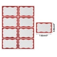 thumbnail image 2 of Unique Bargains Handwritable Gift Stickers 3"x2" 6PCS Scarlet Red, 2 of 5