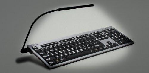 ポンパドー ビター LogicKeyboard Large Print PC USB Wired Keyboard Slim for Visually  Impaired