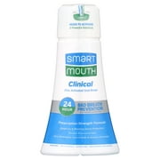 SmartMouth Zinc Activated Oral Breath Rinse Mouthwash Clinical DDS, Clean Mint, 16 fl oz, Adult