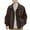 Brown, variant on kakina CMSX Mens PU Leather Jacket,Fall Winter Casual Faux Leather Long Sleeve Solid Color Turndown Collar Jacket Zipper Hoodless Coat Slim Fit Outwear Coat with Pocket