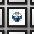 thumbnail image 2 of Gallery Pops NHL Edmonton Oilers - Primary Logo Mark Wall Art, Black Framed Version, 12" x 12", 2 of 5