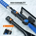 Ice Scraper and Extendable Snow Brush with Squeegee, AstroAI 62.4" Snow