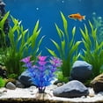 thumbnail image 2 of Artificial Aquarium Plant Blue Fish Tank Decor For Aquarium Setup Tank Landscaping Quiet Tank Display,A-10Cm, 2 of 5