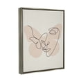 thumbnail image 3 of Stupell Industries Butterfly Girl Face Doodle Abstract Painting Gray Floater Framed Art Print Wall Art, 3 of 6