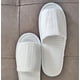 thumbnail image 2 of Zapatillas de punta abierta para invitados Hombres Mujeres Viaje Interior Casa No desechable Hotel Waffle blanco Zapatillas transpirables 1 par, 2 of 5