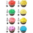 thumbnail image 5 of Professional DIY Baking Kit - 8 Pastry Tips, 1 Reusable Silicone Bag, 5 of 5