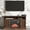 Beige, variant on TV Stand with Fireplace, 58" Electric Fireplace Heater TV Stand for 65" TVs, Wood Fake Fireplace Heater, Dark Walnut Electric Fireplace Entertainment Center