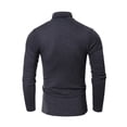 thumbnail image 5 of One opening Man's Slim Base Pullover,  Long Sleeve Turtleneck Casual T-shirt, 5 of 5
