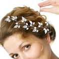 thumbnail image 1 of BESTYASH Vincha Para De Aleación Plateada Con Hojas Y Ideal Para Eventos Especiales, 1 of 7