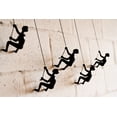 thumbnail image 2 of Climbing Man Classic Wall-Art Sculpture | 5-Pack | Black, 2 of 4