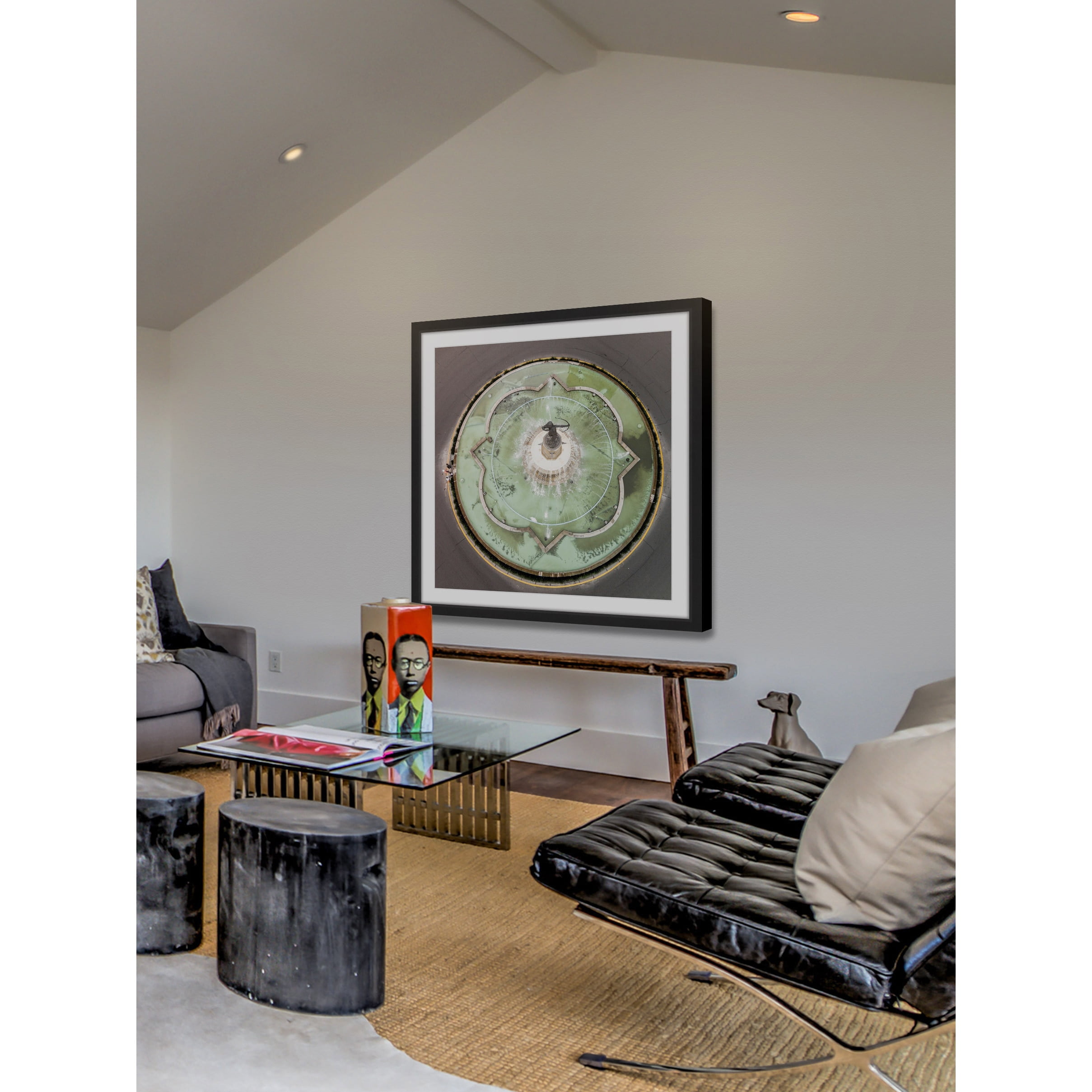 "Archer Statue" Framed Painting Print