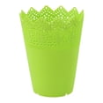 thumbnail image 4 of Flower pot Plastic Hollow Flower Holder Crown Lace Pierced Flower Vase Storage, 4 of 10