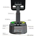 thumbnail image 6 of SonicDrop Dock – No-Pair Magic Speaker & Charging Stand, SonicDrop Dock Holder, Drop-to-Play Sound, 360 Degree Rotation & 7 Colors Light, for All Smart Phone (Black), 6 of 6