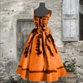 thumbnail image 1 of WILLBEST Of The Opera Dress for Women Robe Évasée Imprimée Sans Manches Tunique Robe d'Invité de Mariage, 1 of 3