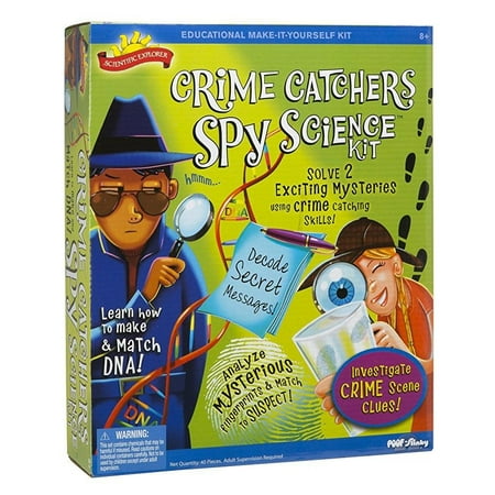 - Scientific Explorer Crime Catchers Spy Science Kit