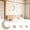A, variant on Wooden Moon Star, Wall Decals Wood Crescent Moon Shape Bedroom Wall Stickers Room Wall Decor , Ideal for Celestial Night Sky Craft Cutout