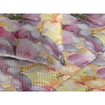 thumbnail image 3 of Ambesonne Iris Quilted Bedspread Set 3 Pcs, Blooming Flowers Pattern Art, King, Pale Purple and Apricot, 3 of 4