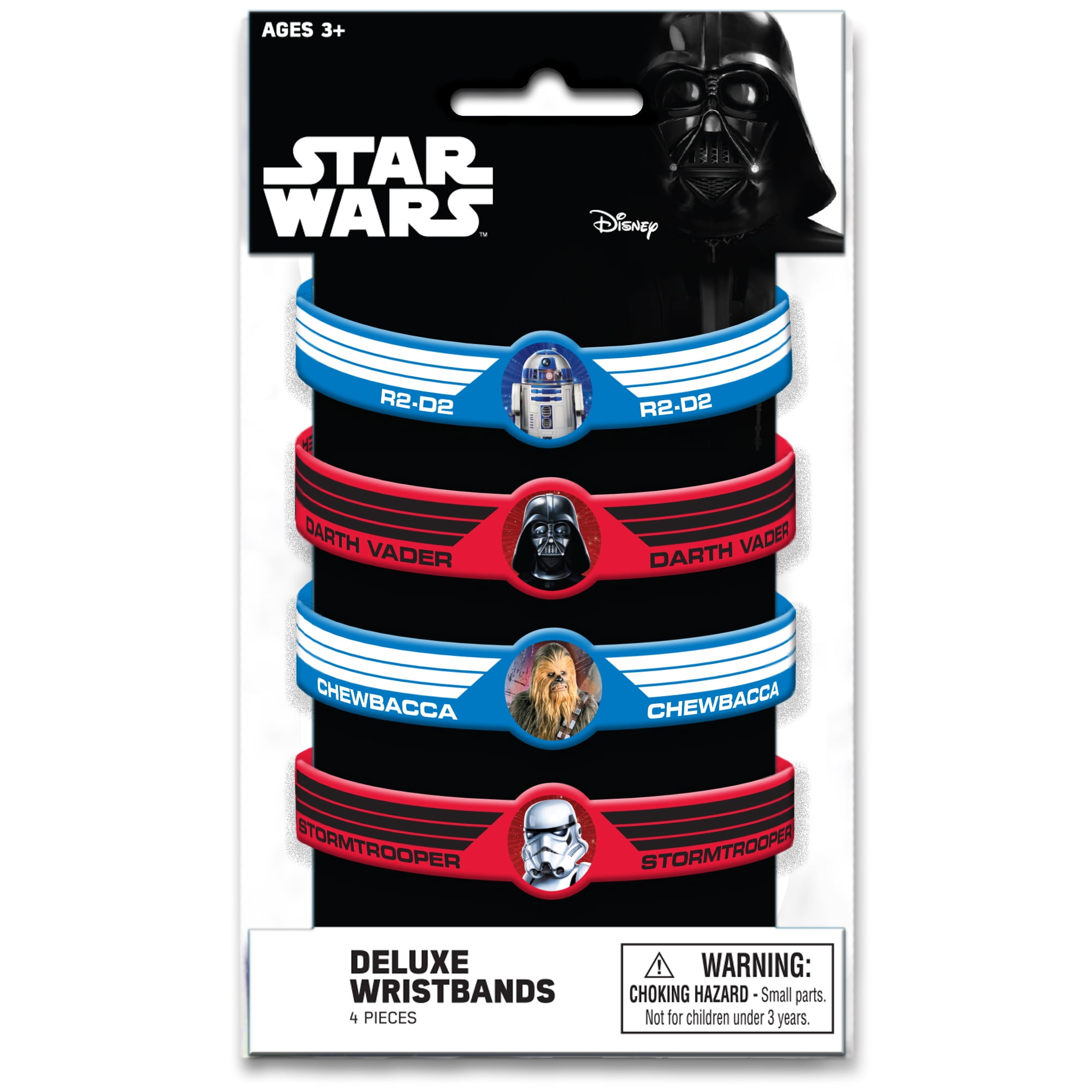 Deluxe Rubber Bracelets 4/Pkg-Star Wars 8