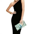 thumbnail image 3 of FOR U DESIGNS Peacock Peony Clutch Purses for Women Waterproof Wedding Bag Multifunctional Ladies Party Handbag Formal Party Clutches, 3 of 9