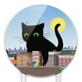 thumbnail image 3 of Acrylic Giant Black Cat Playing with Cars Cake Topper Party Decoration for Wedding Anniversary Birthday Graduation, 3 of 6