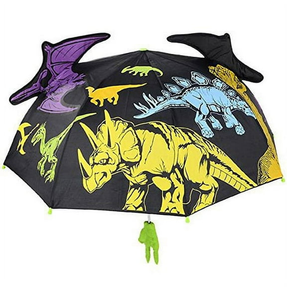 Yacanna Dinosaur Kids Umbrella Girl Umbrella Size 30 inch Birthday Gifts