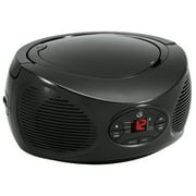 GPX Bluetooth Wireless CD, FM Radio Boombox, Black, BCB119B