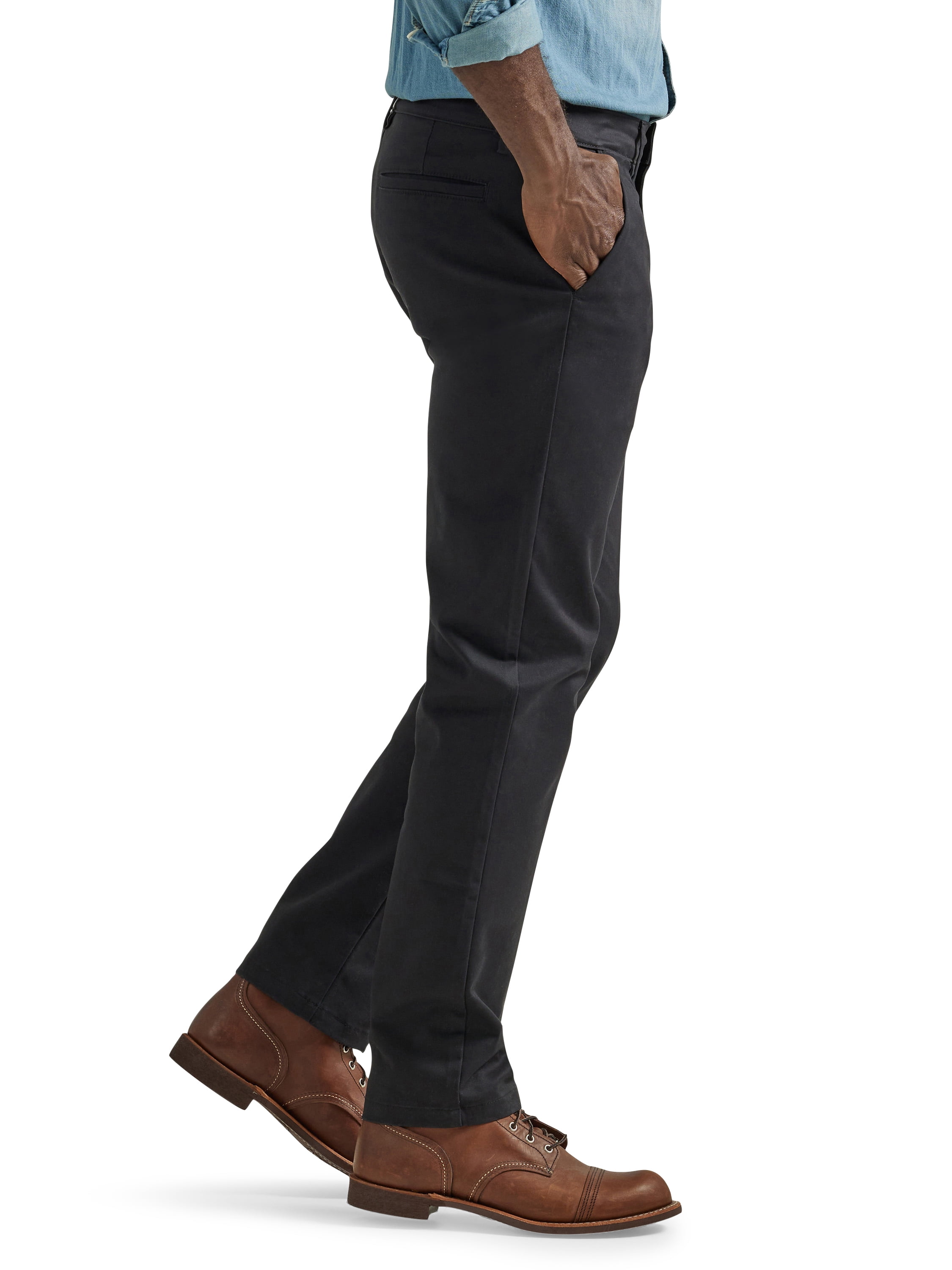 Lee® Men's Legendary Flat Front Slim Straight Pant with Wrinkle Resist