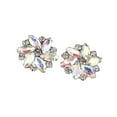 thumbnail image 1 of 2Pcs Rhinestone Shoe Clips Jewelry patch Decoration Bridal Shoe Crystal Shoe Buckle Wedding Dress Diamond, 1 of 7