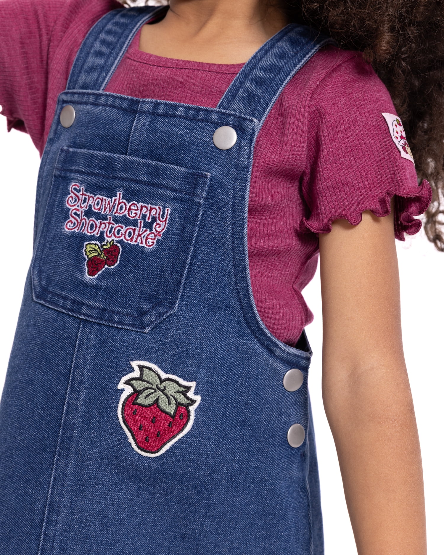 Strawberry Shortcake Toddler Girls Tee and Cotton Skirtall Set, 2 Piece, Sizes 12M-5T
