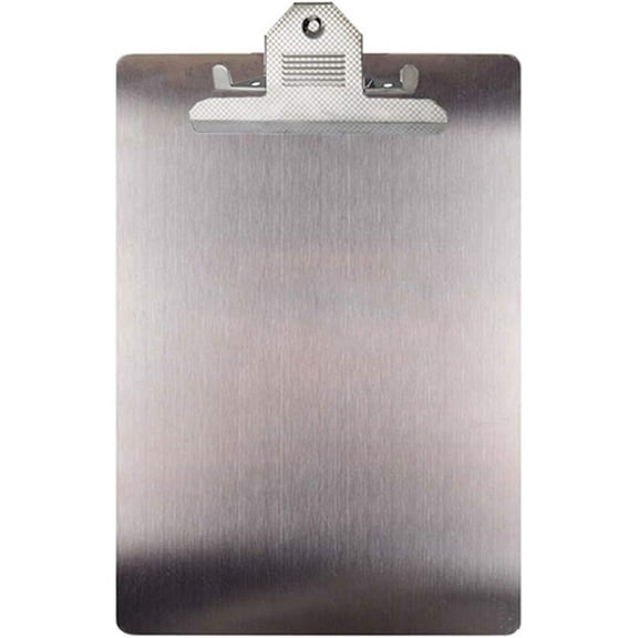 Qczoyp Stainless Steel Storage Clipboard - Durable & Convenient