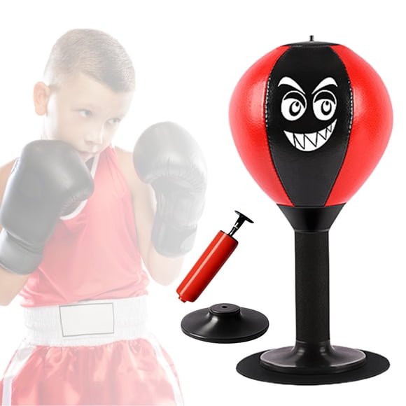 Fitness & Yoga Desktop Punching Bag – Suction Cup Boxing Toy for Relaxation and Stress Desktop Boxing Bag for Adults and Kids Quick Setup Workout and Focus Training