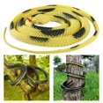 thumbnail image 3 of justharion 120cm Realistic Fake Simulation Rubber Snake Toys Garden Props Yellow, 3 of 9