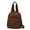 Brown, variant on Waterproof Convertible Backpack, Multi-Functional Travel Laptop Backpack with USB Port, Lightweight Rucksack for Hiking Work School, Large Capacity Anti-Theft Daypack