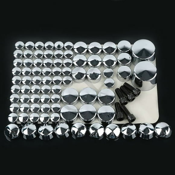 XMT-Moto Motorcycle Chrome Topper Bolt Cap Cover fits for 2007-2013 Harley Davidson Softail Twin Cam