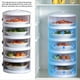 thumbnail image 2 of Protector Térmico de Alimentos, Transparente Apilable A Prueba de Polvo, Contenedor de Almacenamiento de Alimentos Sobrantes, Organización de Cocina, 2 of 5