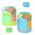 thumbnail image 1 of 2PCS Large Mesh Beach Bags,Drawstring Beach Backpack Big Seashell Bag, 1 of 5