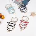 thumbnail image 3 of Twinfree Bohemian Stackable Bracelets Set, Multilayer Colorful Beads, 8 Piece, 7'', 3 of 7