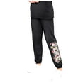 thumbnail image 3 of Victoria's Secret Pink Classic Jogger Sweatpants for Women Dark Grey Floral Size Large New, 3 of 3