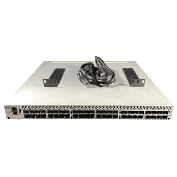 Restored Brocade EMC DS-6510B 48-Port 16Gbps Fibre Channel SAN Switch w/ Dual PSU (Refurbished)