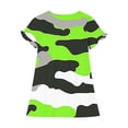thumbnail image 4 of RXIRUCGD 2025 Vêtements d'Été pour Enfants 3-12 Ans Mode Imprimée Pyjama Rêveur Mi-Mollet Chemise de Nuit, 4 of 4