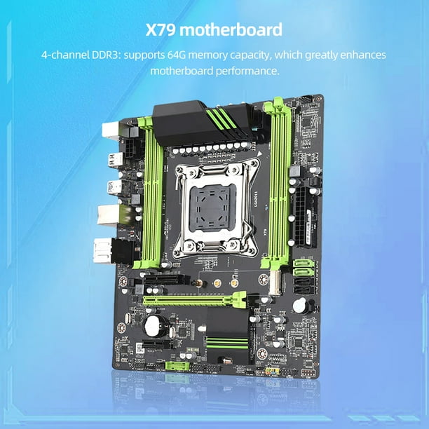 Placa base de escritorio X79 SATA3.1 2,0 M.2 interfaz NVME placa base de PC de escritorio
