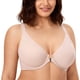 thumbnail image 2 of Bra CALVENA para mujer, cierre frontal con espalda cruzada, cobertura total, 2 of 6
